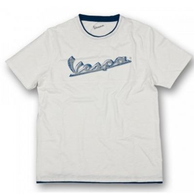 T-SHIRT VESPA ORIGINAL LOGO BIANCA VESPA