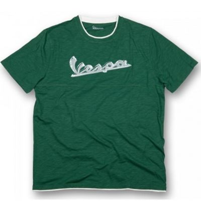 T-SHIRT VESPA ORIGINAL LOGO VERDE VESPA