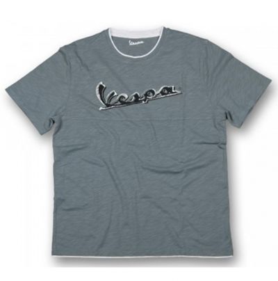 T-SHIRT VESPA ORIGINAL LOGO GRIGIO VESPA