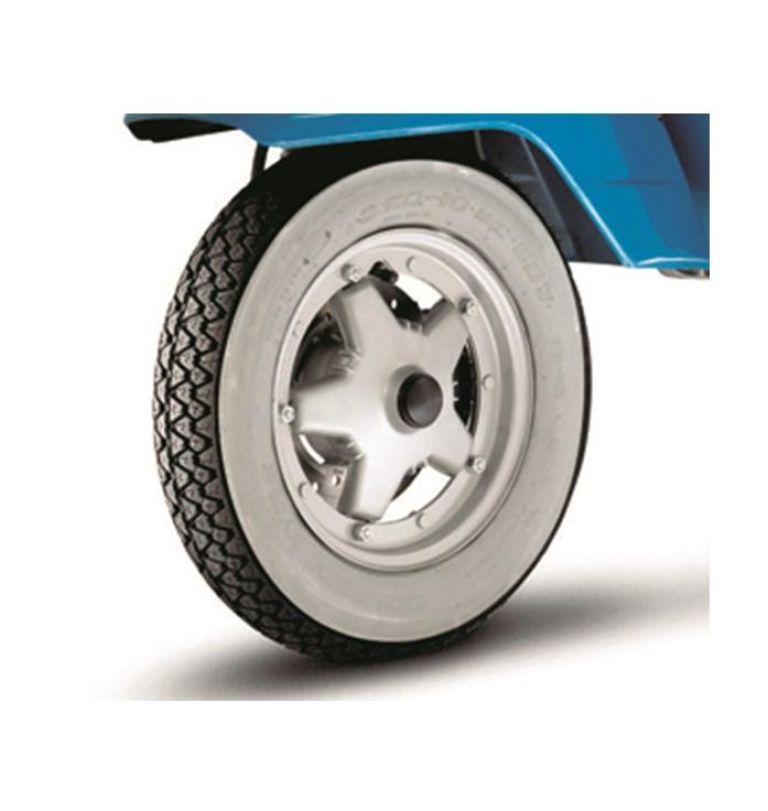 TIRE 3.50-10 FOR PX WITH WHITE BAND
