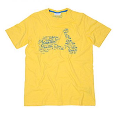 RETROPRINT LOGO T-SHIRT (UOMO) GIALLO VESPA