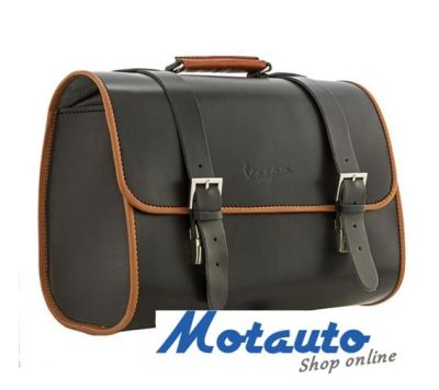 BORSA-CUOIO-VESPA-NERO