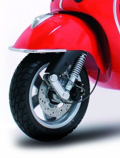 FRONT FENDER GUARD - CHROME VESPA