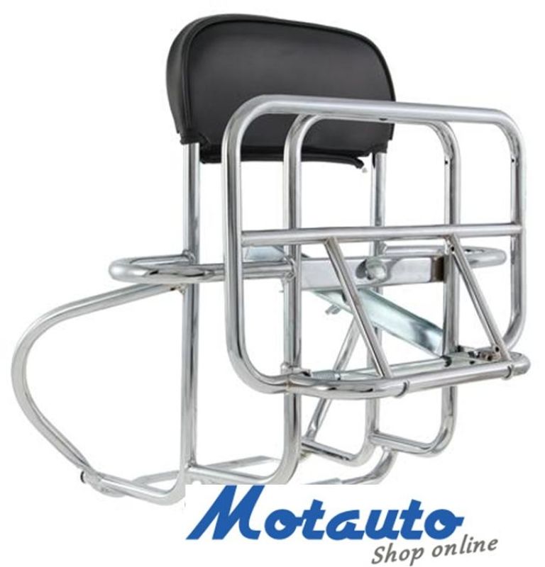 CARRIER WITH BACKREST AND HOLDER OF STOCK FOR WHEEL