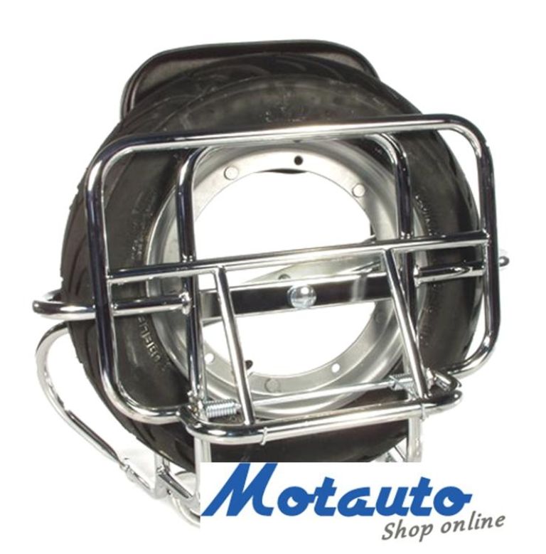 CARRIER WITH BACKREST AND HOLDER OF STOCK FOR WHEEL