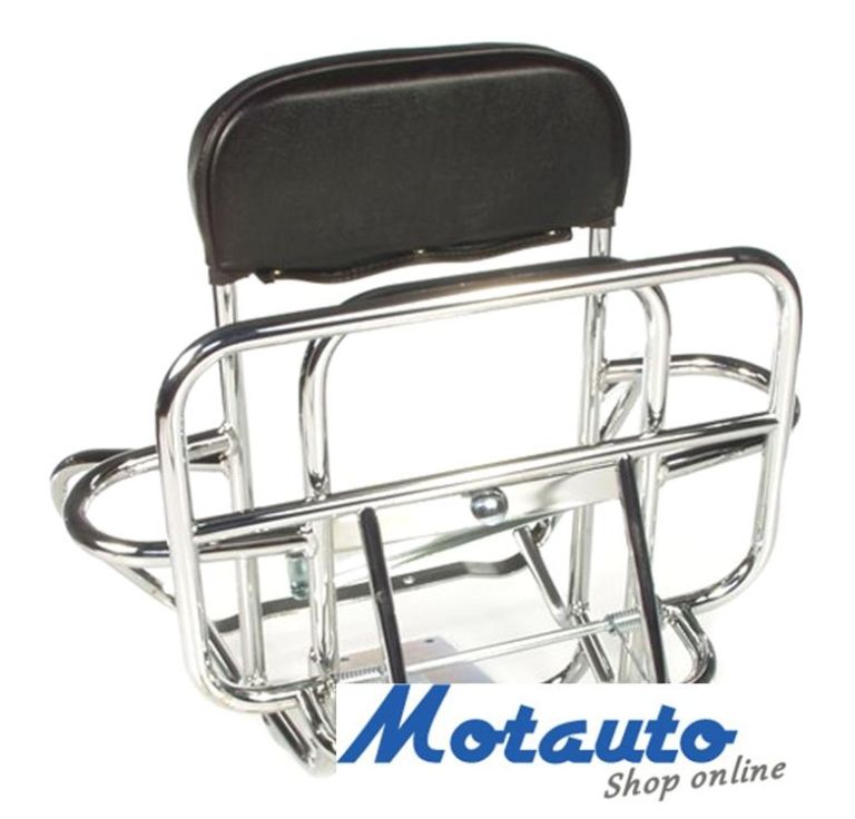 CARRIER WITH BACKREST AND HOLDER OF STOCK FOR WHEEL