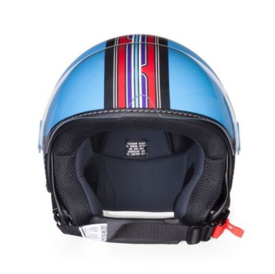 CASCO VESPA V-STRIPES AZZURRO VESPA