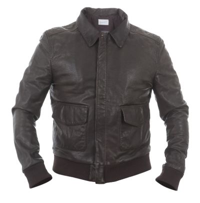 GIUBBOTTO UOMO IN PELLE MARRONE VESPA