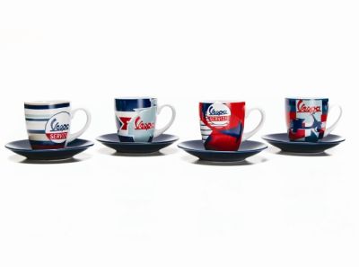SET TAZZINE DA CAFFE' (4 PZ) VESPA