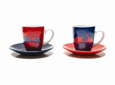 SET TAZZINE DA CAFFE' (2 PZ) VESPA