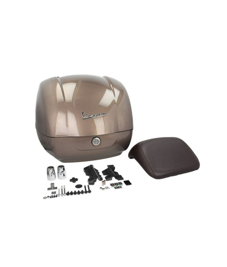 TOP BOX VESPA BROWN