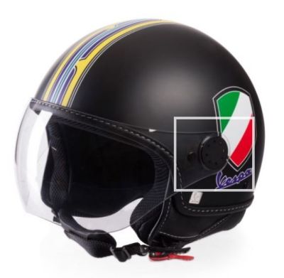 VITI CASCO VESPA VISOR E VISOR 2.0 - NERO VESPA