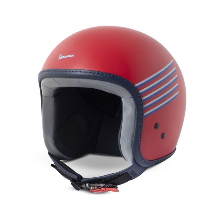 CASCO JET VESPA GRAPHIC ROSSO