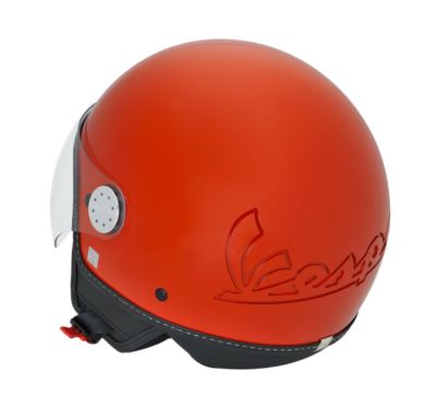 VESPA VISOR 4.0 HELMET -  GLOSSY BRICK ORANGE VESPA