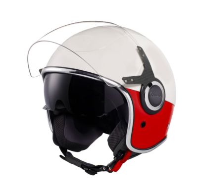 CASCO VESPA  VJ - BIANCO/ROSSO VESPA