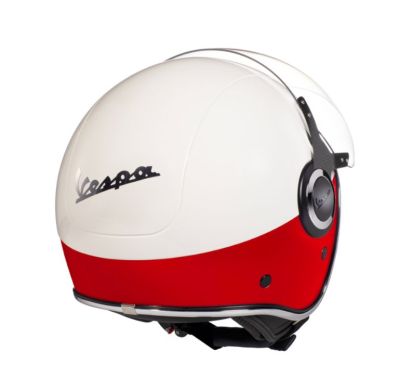 CASCO VESPA  VJ - BIANCO/ROSSO VESPA