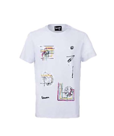 T-SHIRT VESPA  GRAFICA "Collezione SEAN WOTHERSPOON" Bianca VESPA