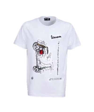 T-SHIRT VESPA  "Collezione SEAN WOTHERSPOON" Bianca VESPA
