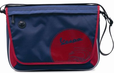 BORSA VESPA TRACK BLU/ROSSA