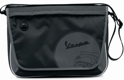 BORSA VESPA TRACK NERO/GRIGIA