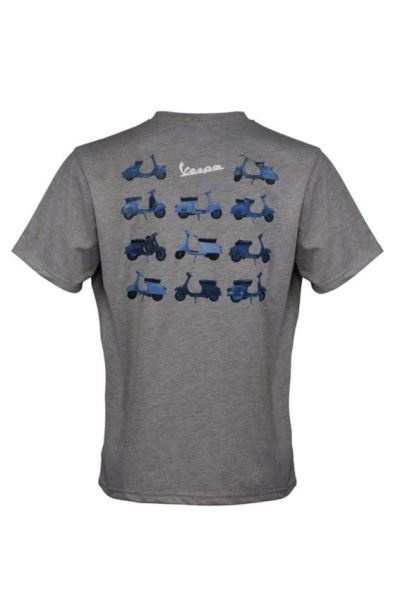 T-SHIRT VESPA HERITAGE - MELANGE VESPA