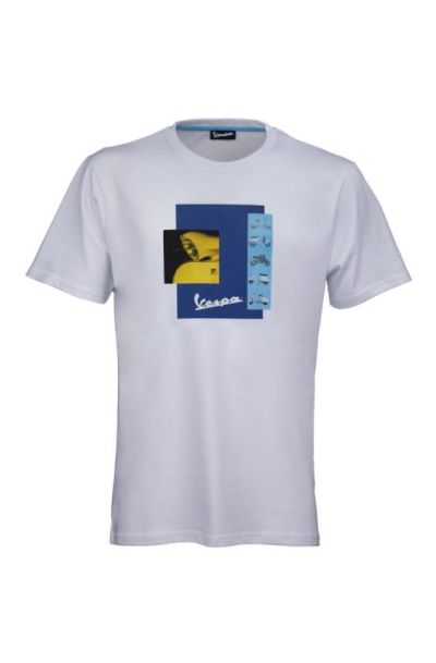 T-SHIRT VESPA HERITAGE - BIANCO VESPA