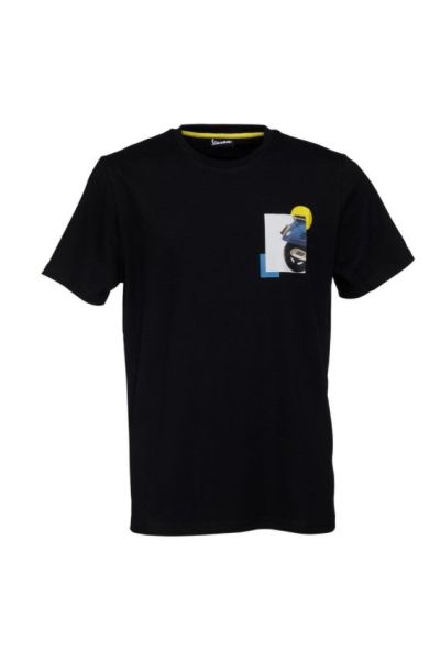 T-SHIRT VESPA HERITAGE - NERO VESPA