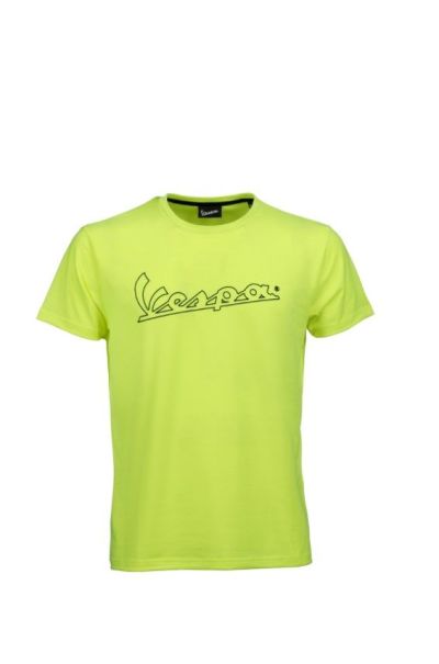 T-SHIRT VESPA FLUO - GIALLO VESPA