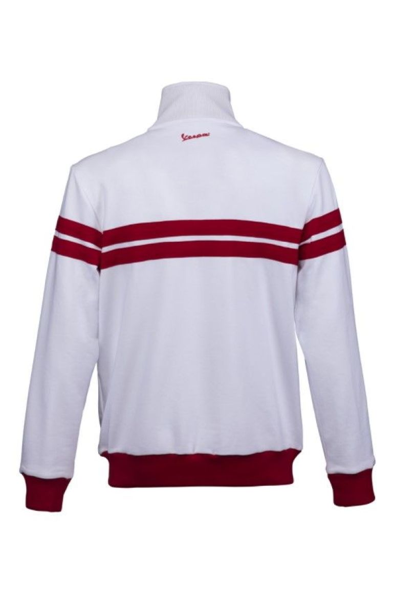 FELPA VESPA RACING SIXTIES - BIANCO