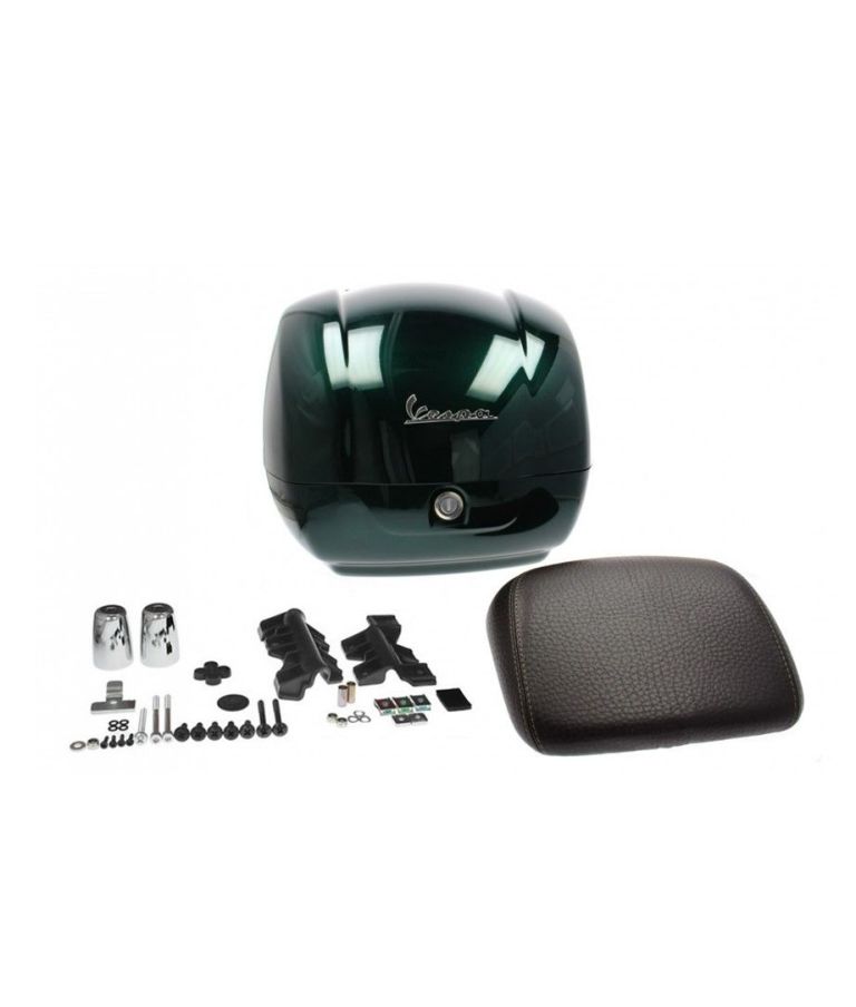 VESPA TOP CASE 36 LTS - WOOD GREEN