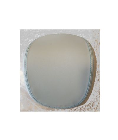 TOP CASE BACKREST - VESPA PRIMAVERA 50TH ANNIVERSARY 1968/2018 - GREY W/LIGHT BLUE SEAM FOR PASTEL LIGHT BLUE VEHICLE VESPA
