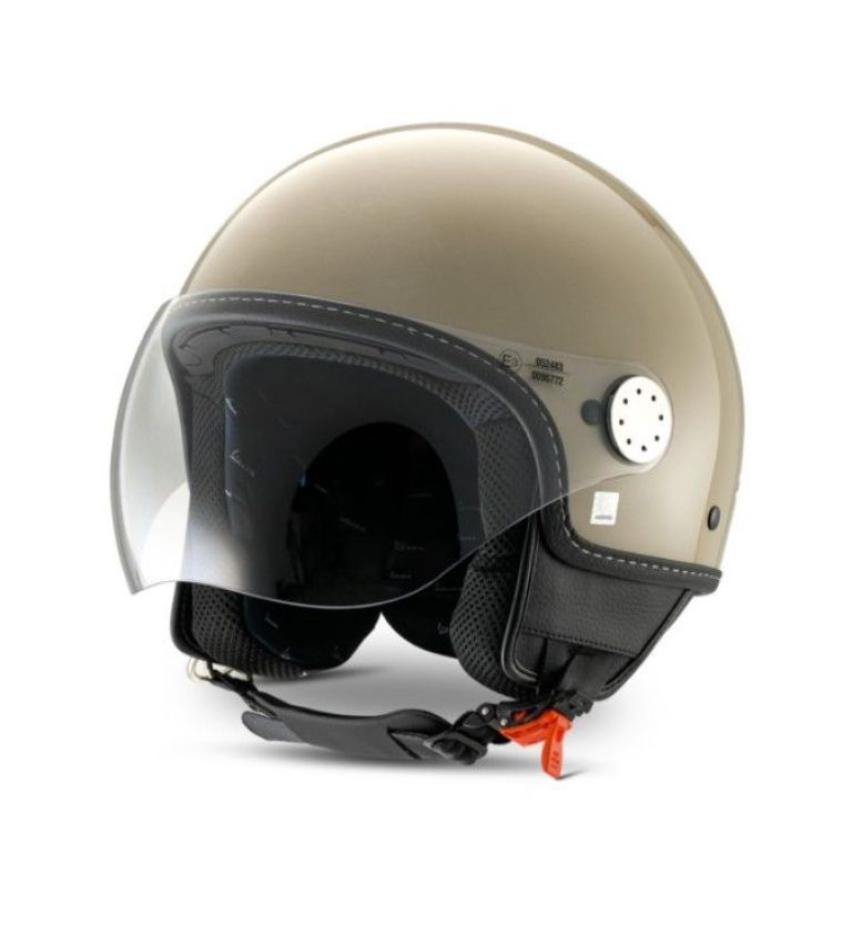 VESPA VISOR 4.0 HELMET - GLOSSY SABLE
