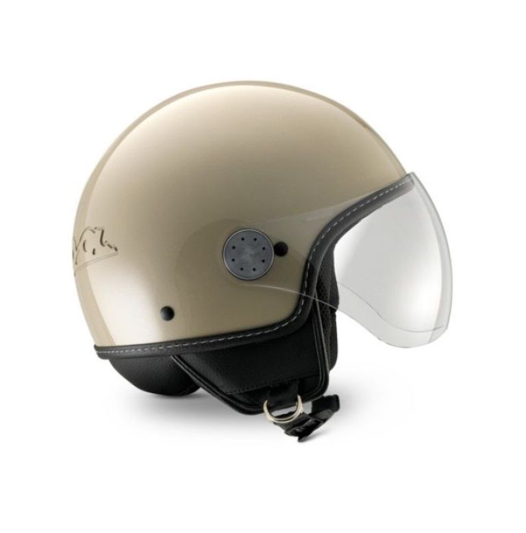 VESPA VISOR 4.0 HELMET - GLOSSY SABLE