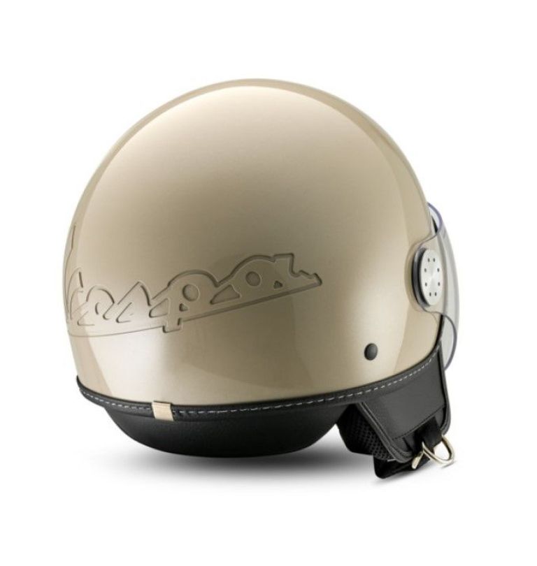 VESPA VISOR 4.0 HELMET - GLOSSY SABLE