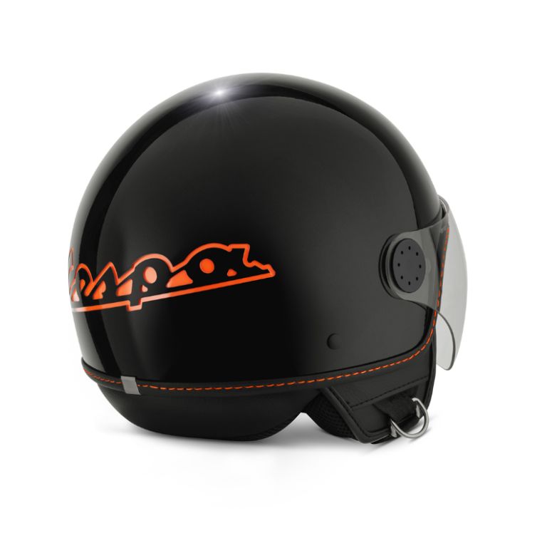 CASCO DEMI-JET VESPA VISOR 4.0 - NERO