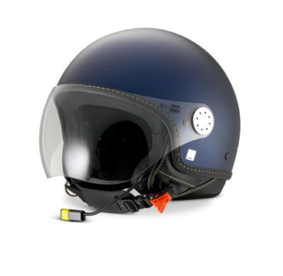 CASCO DEMI-JET VESPA VISOR 4.0 BT (BLUETOOTH) - BLU OPACO VESPA