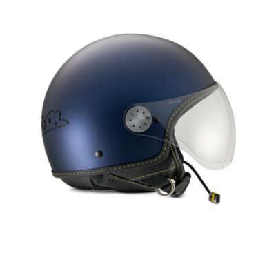 CASCO DEMI-JET VESPA VISOR 4.0 BT (BLUETOOTH) - BLU OPACO VESPA