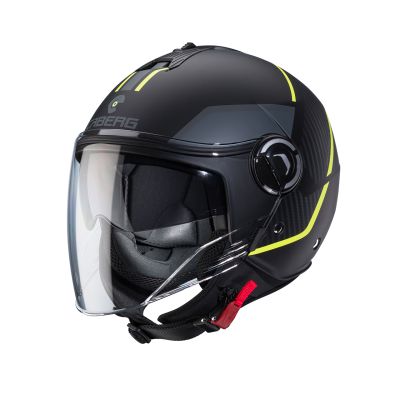 CABERG RIVIERA V4 X - MATT BLACK/YELLOW FLUO/ANTHRACITE CABERG