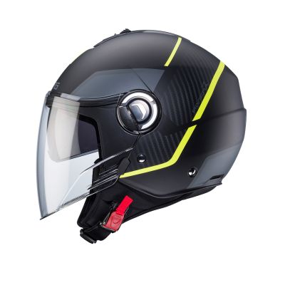 CABERG RIVIERA V4 X - MATT BLACK/YELLOW FLUO/ANTHRACITE CABERG