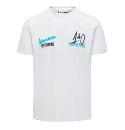 VESPA WD T-SHIRT 140 YEARS - WHITE VESPA