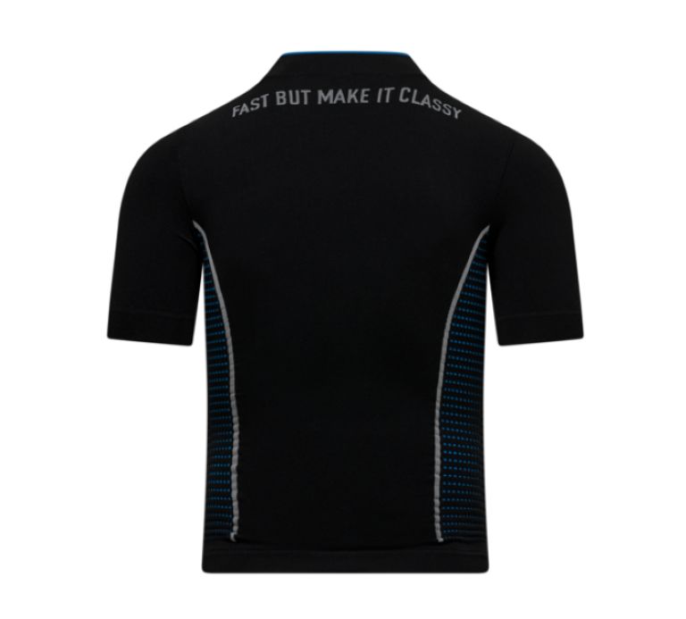 VESPA DEC SEAMLESS TEE - JET BLACK