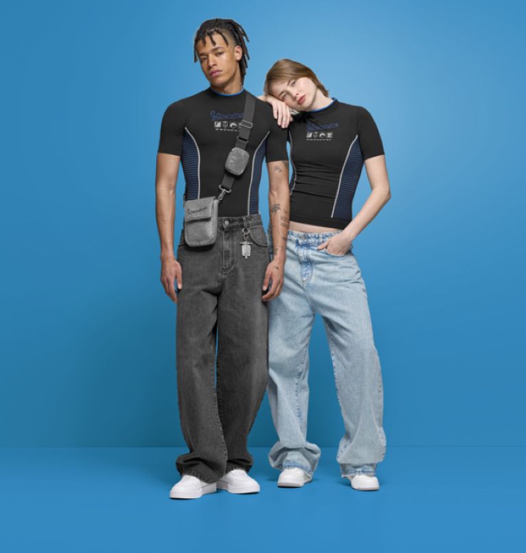 VESPA DEC SEAMLESS TEE - JET BLACK