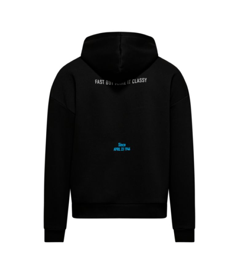 VESPA DEC HOODIE - JET BLACK