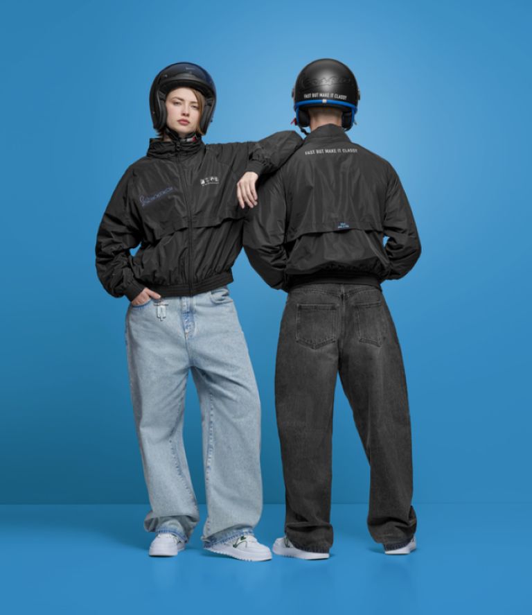 VESPA DEC WINDBREAKER JET BLACK
