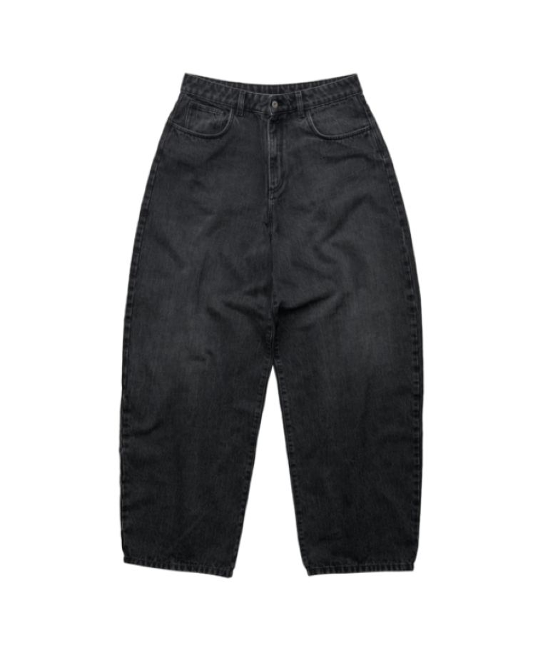 VESPA DEC OVER DENIM PANT - JET BLACK