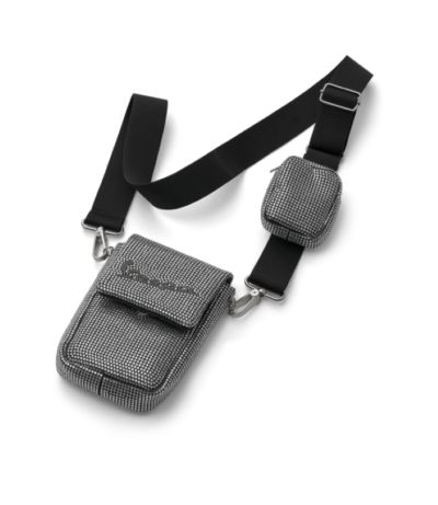 VESPA DEC BLING SHOULDER MINI BAG - BLACK VESPA